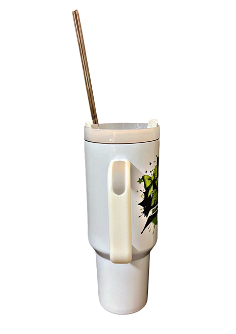 Cup 40oz white - MCC Design 3Bows